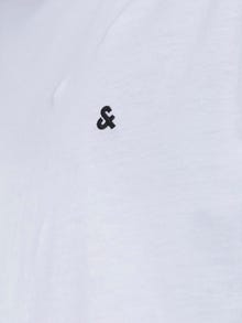 Jack & Jones Basic Okrągły dekolt T-shirt -White - 12245087
