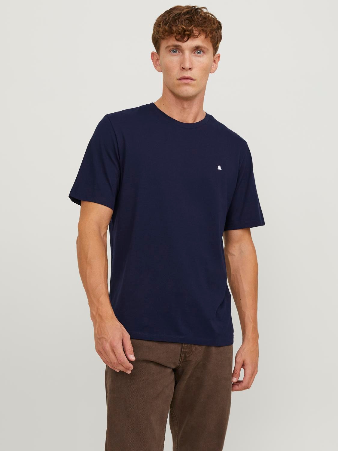 Jack & Jones Basic Ronde hals T-shirt -Navy Blazer - 12245087