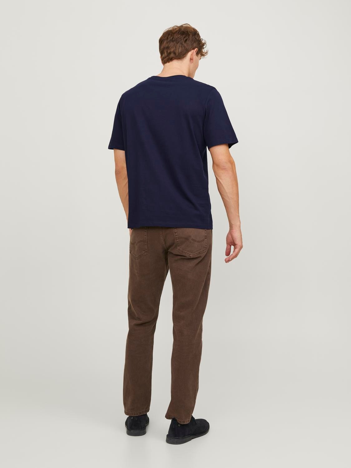 Jack & Jones Basic Rundhals T-shirt -Navy Blazer - 12245087