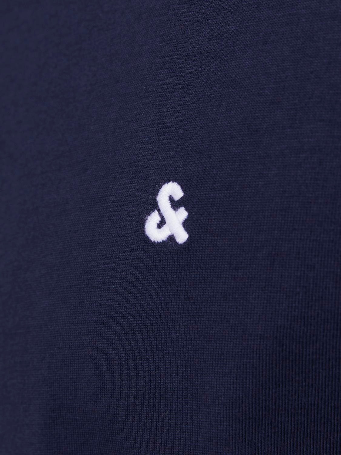 Jack & Jones Basic Okrągły dekolt T-shirt -Navy Blazer - 12245087