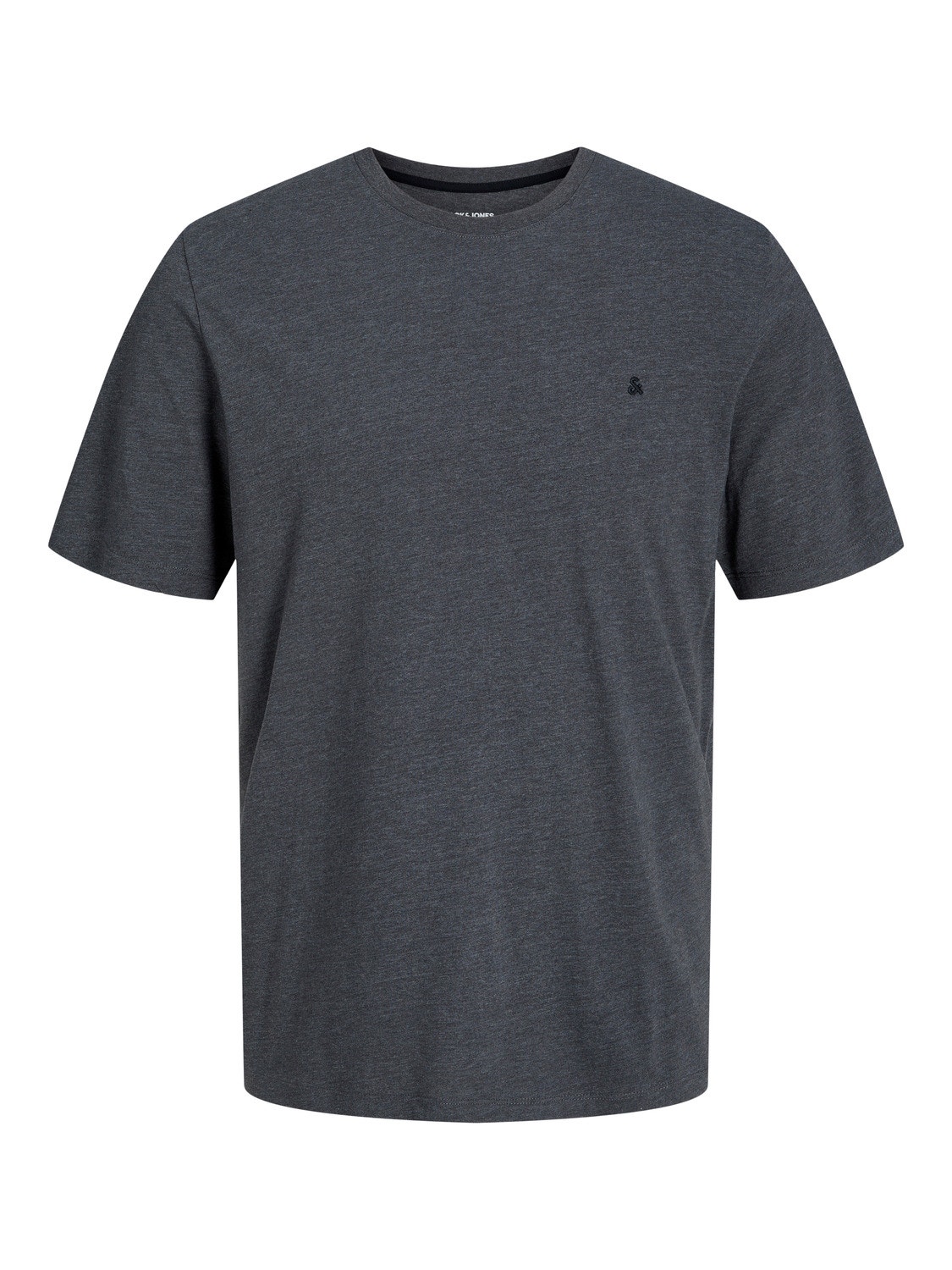 Jack & Jones Basic Pyöreä pääntie T-paita -Dark Grey Melange - 12245087