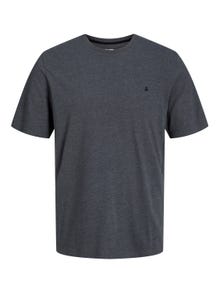 Jack & Jones Camiseta Basic Cuello redondo -Dark Grey Melange - 12245087