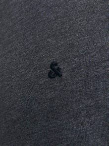 Jack & Jones Basic Okrągły dekolt T-shirt -Dark Grey Melange - 12245087
