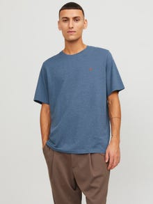 Jack & Jones T-shirt Basic Col rond -Denim Blue - 12245087
