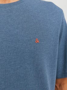Jack & Jones T-shirt Basic Decote Redondo -Denim Blue - 12245087