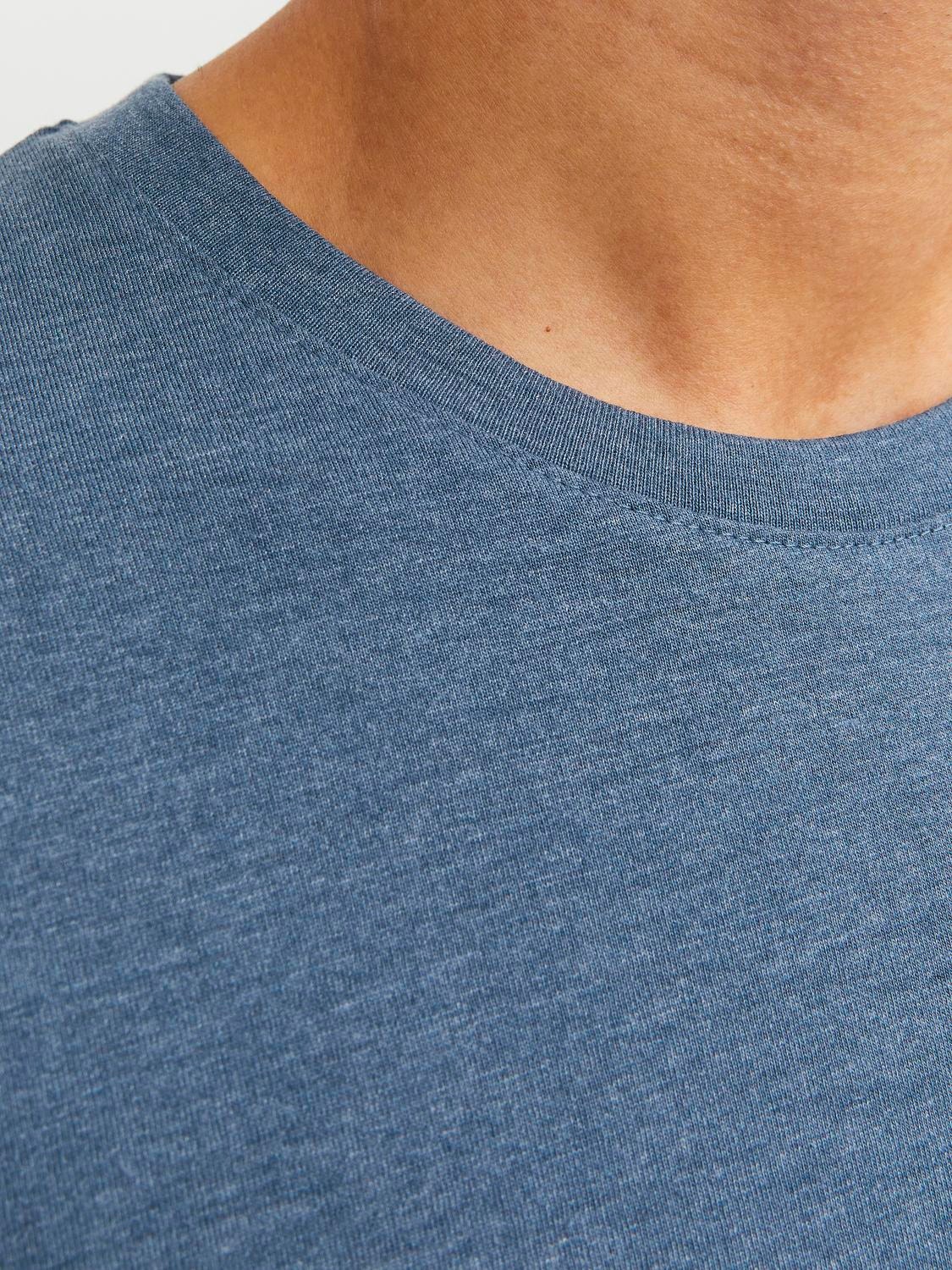 Jack & Jones Basic O-hals T-skjorte -Denim Blue - 12245087