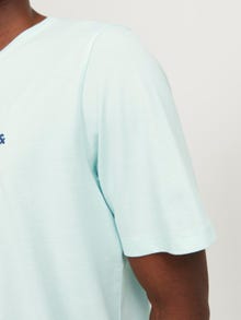 Jack & Jones Basic Rundhals T-shirt -Soothing Sea - 12245087