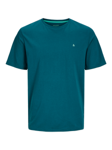 Jack & Jones Basic Kruhový výstřih Tričko -Deep Teal - 12245087