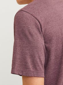 Jack & Jones Basic Pyöreä pääntie T-paita -Vineyard Wine  - 12245087