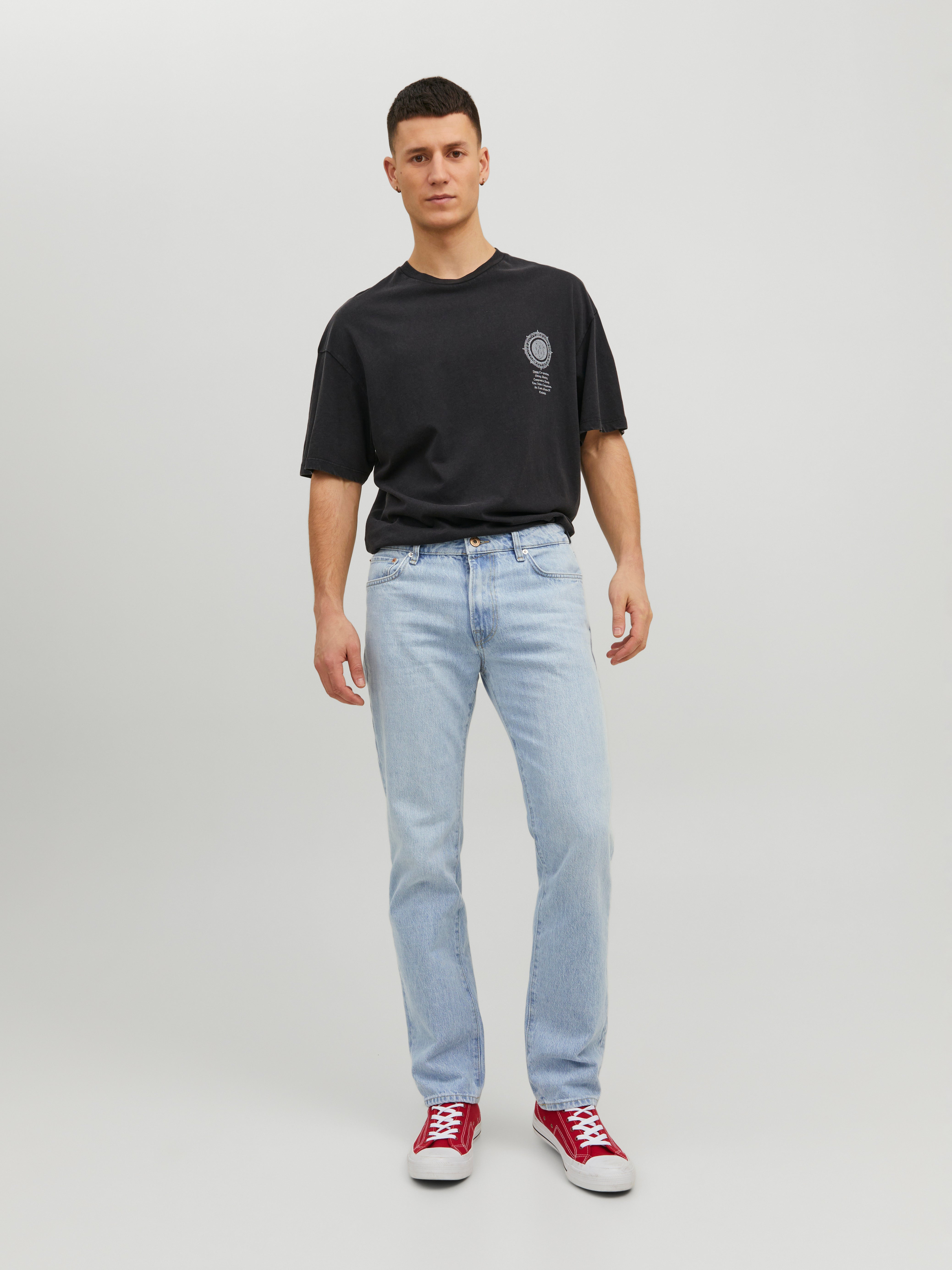 JJIEDDIE JJCOOPER AM 469 Jean à coupe loose | Blanc | Jack & Jones