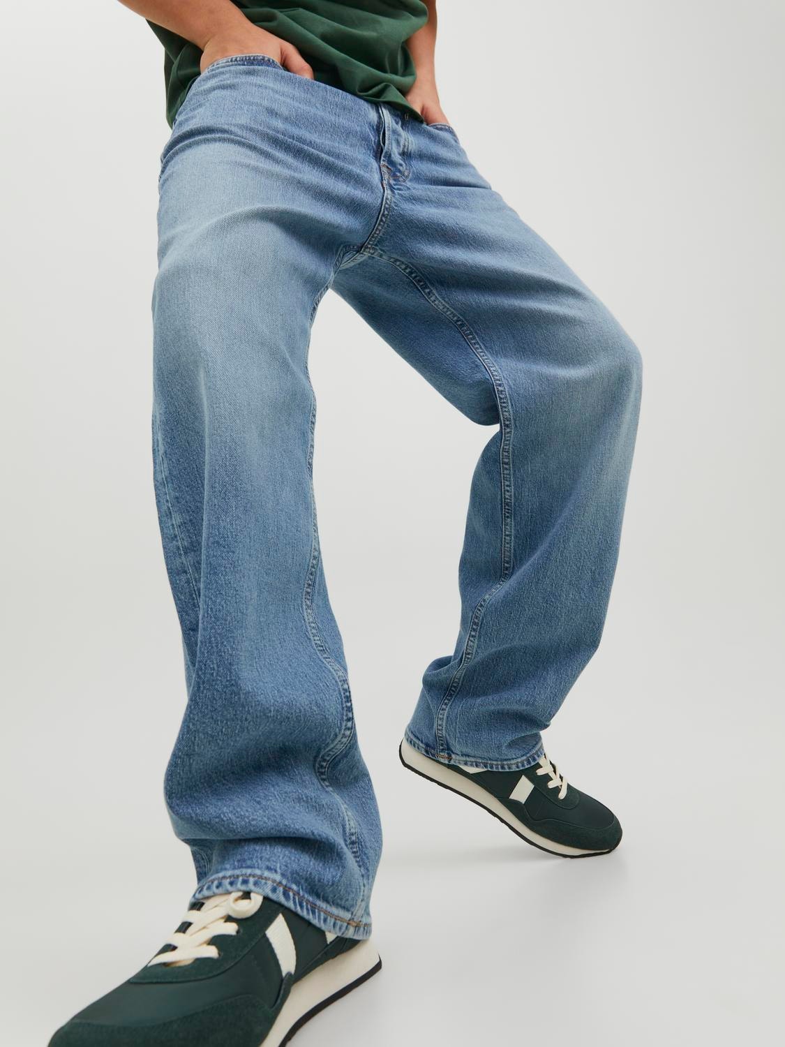 Jack & Jones JJIEDDIE JJORIGINAL CJ 715 EXP Loose fit  jeans -Blue Denim - 12245233
