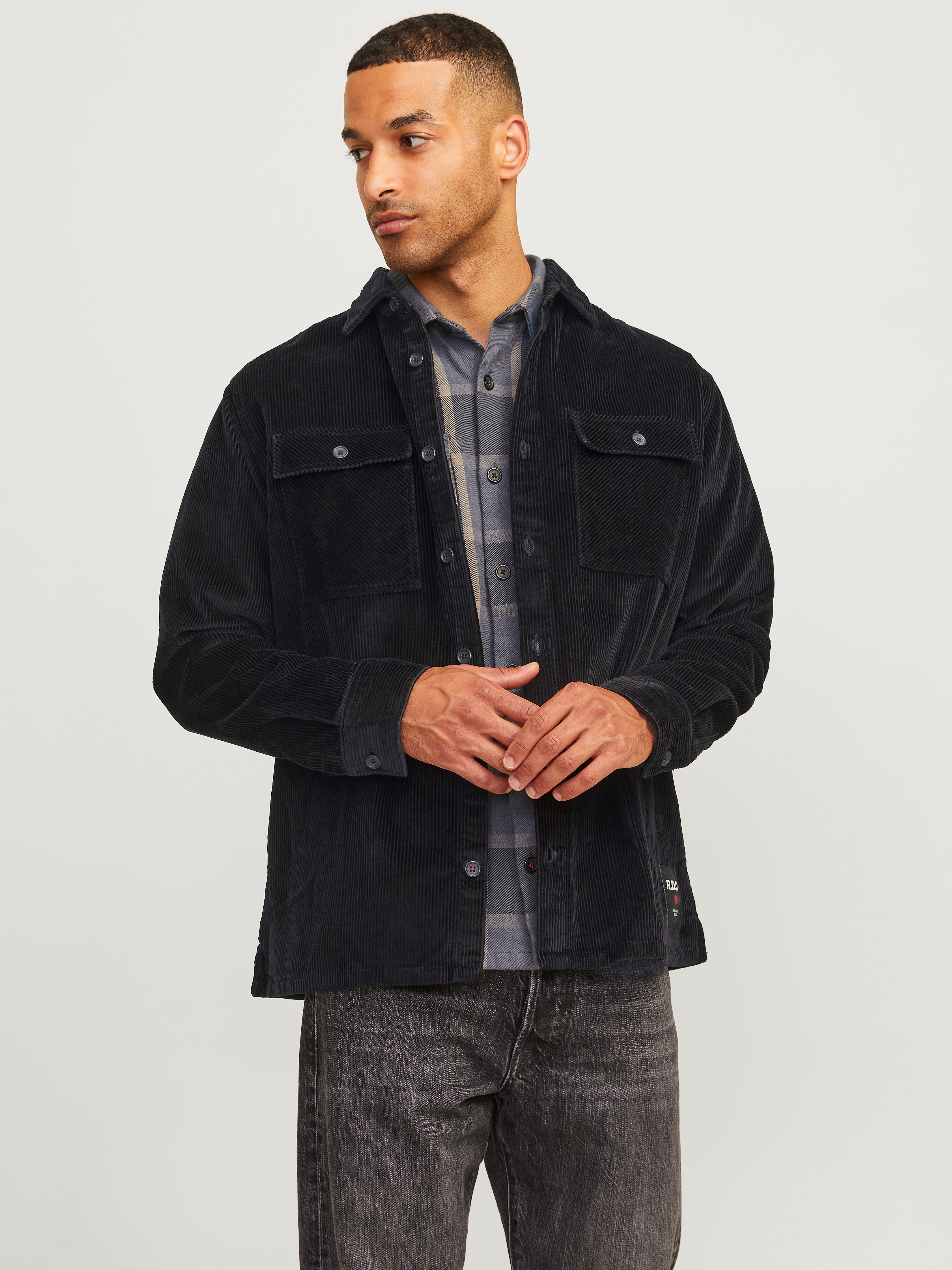 Jack & Jones RDD Wide Fit Overshirt - 12245245