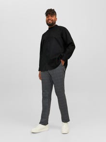 Jack & Jones Plus Size Slim Fit Casual shirt -Black - 12245367