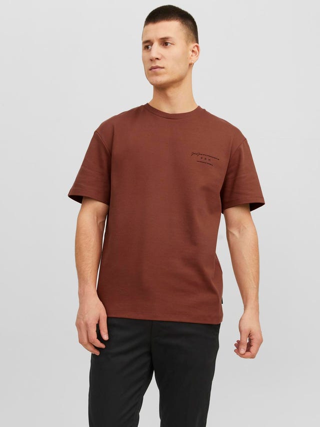 Jack & Jones T-shirt Estampar Decote Redondo - 12245400