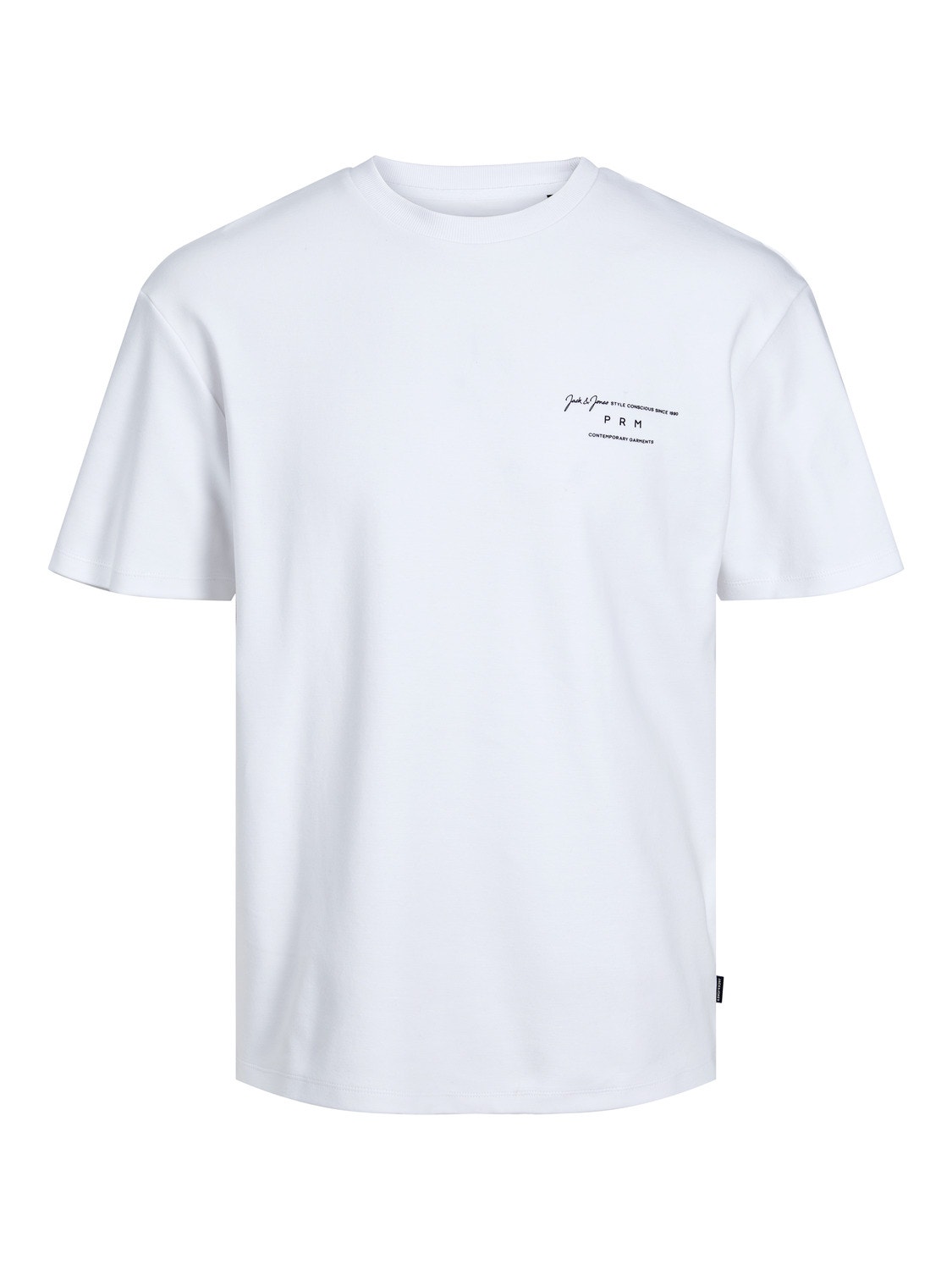 Jack & Jones T-shirt Estampar Decote Redondo -Bright White - 12245400