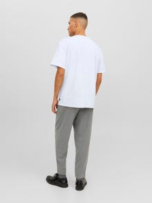 Jack & Jones Trükitud Ümmargune kaelus T-särk -Bright White - 12245400