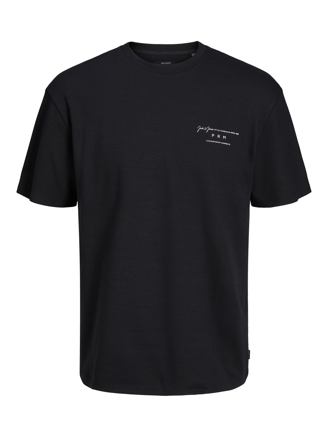 Jack & Jones Bedrukt Ronde hals T-shirt -Black - 12245400