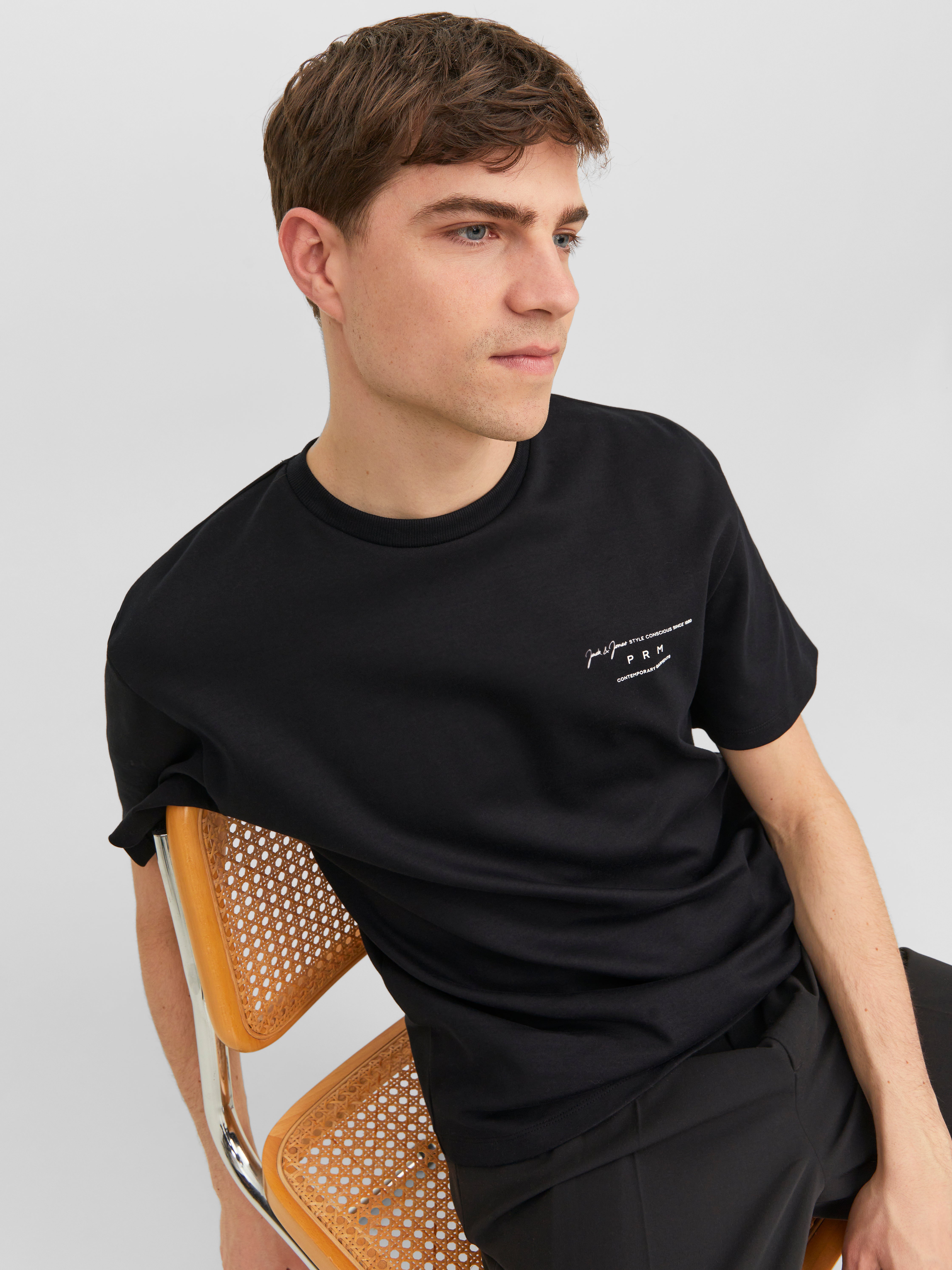 Jack & Jones Printed Crew neck T-shirt - 12245400