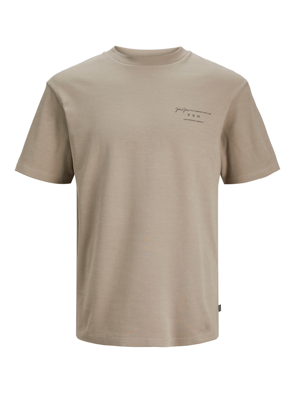 Jack & Jones Printed Crew neck T-shirt -Brindle - 12245400