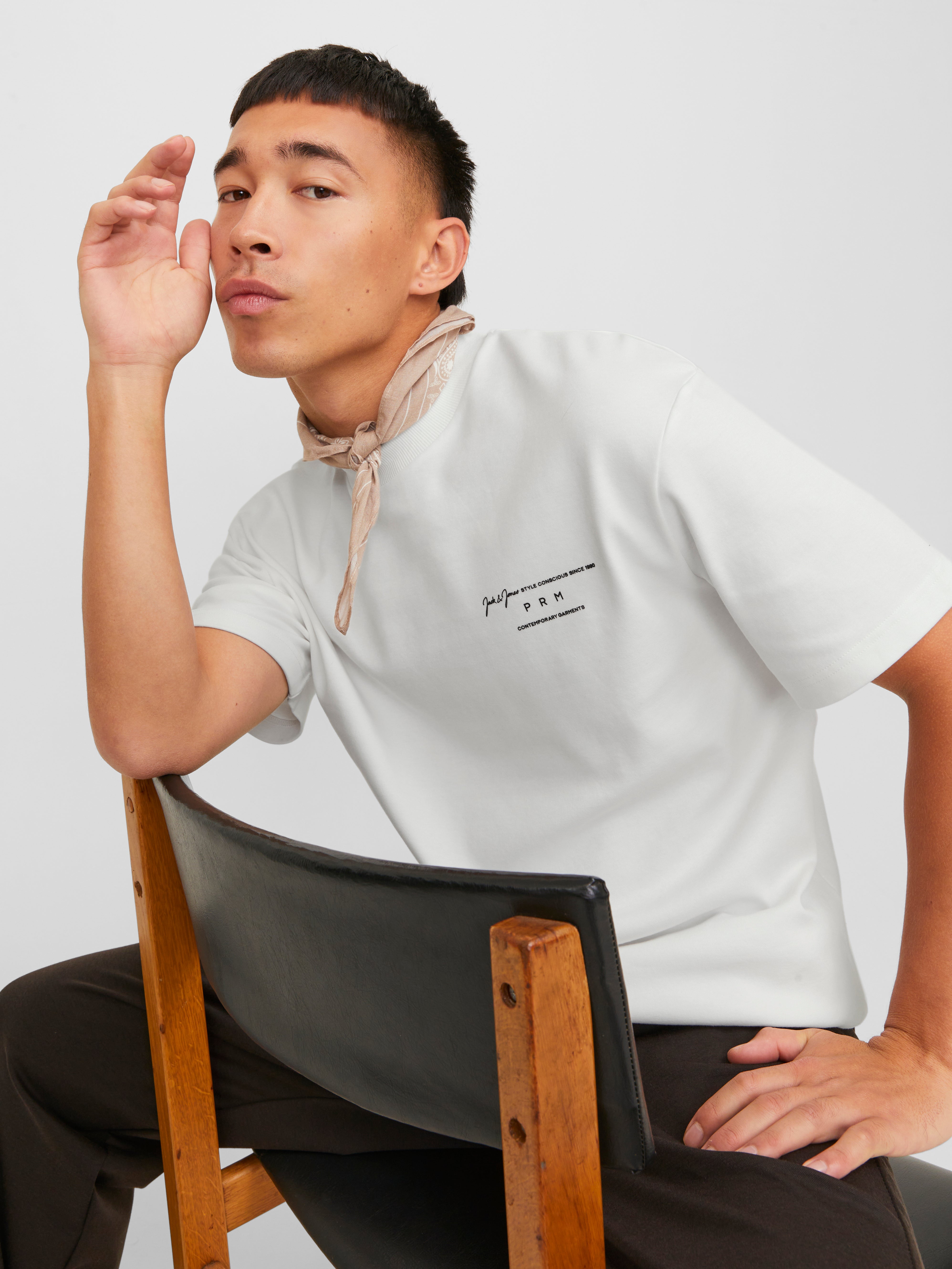 Jack & Jones Printed Crew neck T-shirt - 12245400