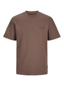 Jack & Jones Sima Környak Trikó -Coffee Quartz - 12245400