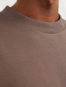 Jack & Jones Printed Crew neck T-shirt -Coffee Quartz - 12245400