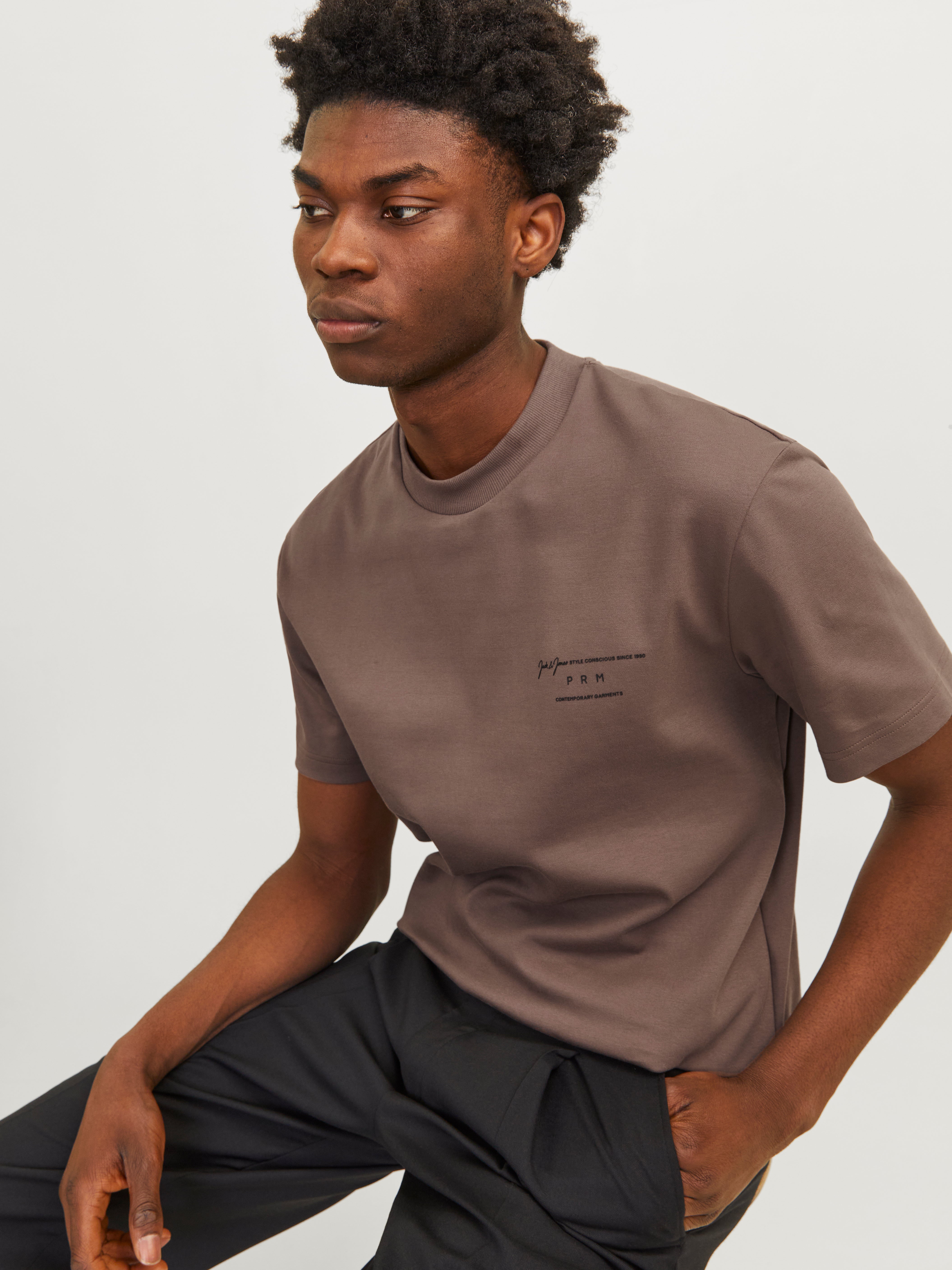 Jack & Jones Printed Crew neck T-shirt - 12245400