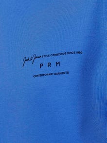 Jack & Jones Nadruk Okrągły dekolt T-shirt -Palace Blue - 12245400