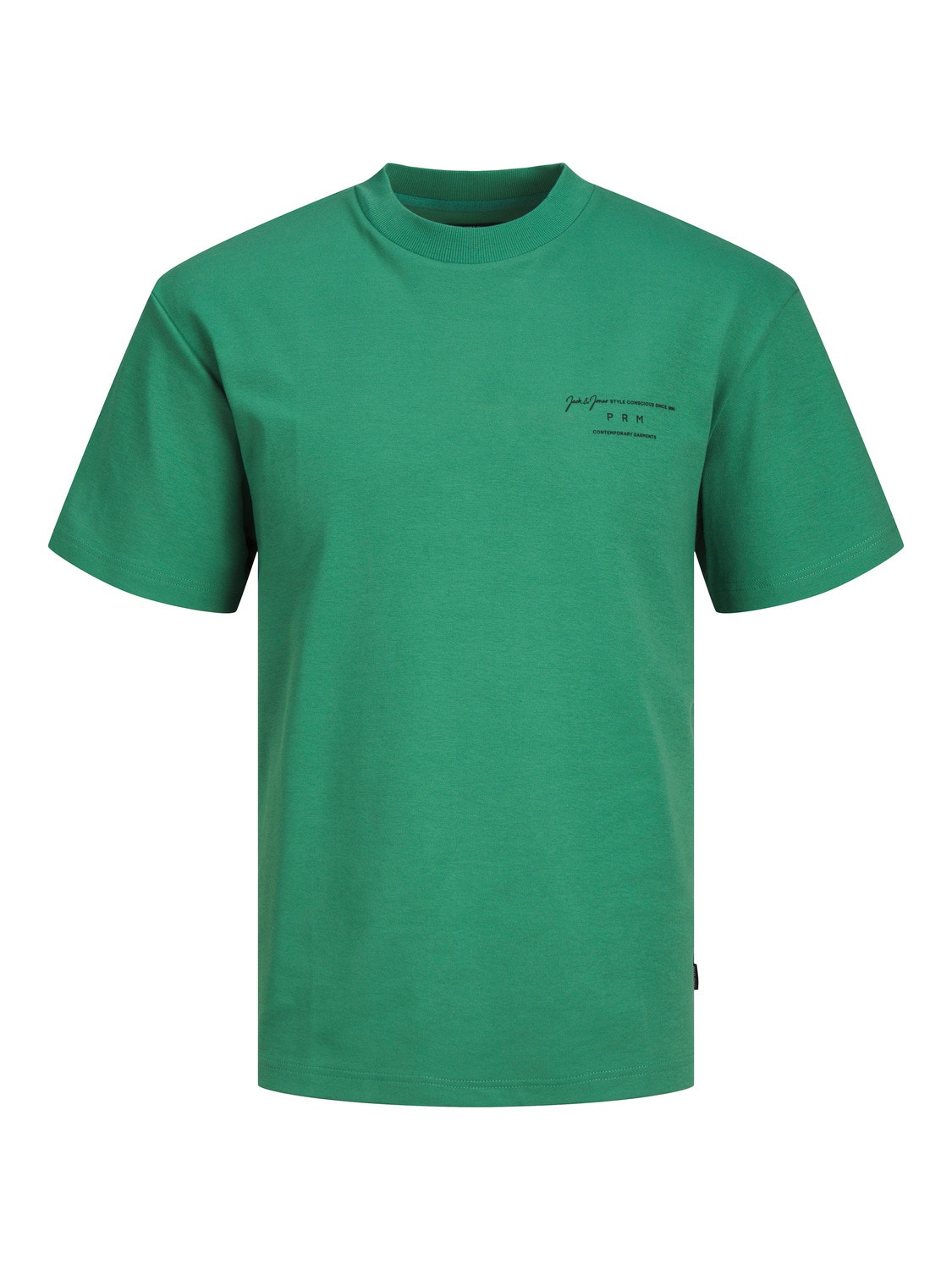 Jack & Jones Printed Crew neck T-shirt -Bottle Green - 12245400
