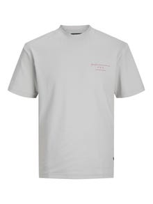 Jack & Jones Printed Crew neck T-shirt -Harbor Mist - 12245400