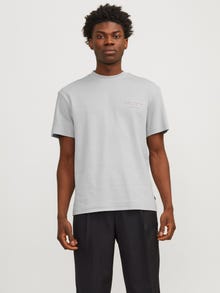 Jack & Jones Sima Környak Trikó -Harbor Mist - 12245400