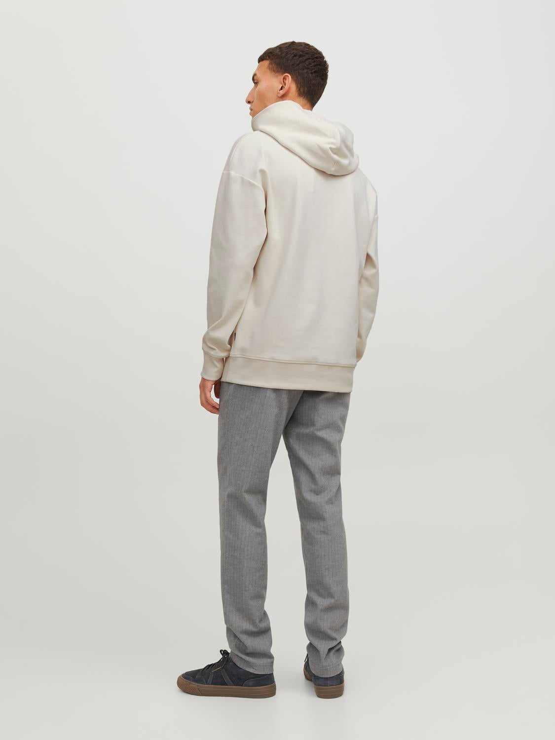 Plain white hoodie online and sweatpants