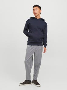 Jack & Jones Plain Hoodie -Perfect Navy - 12245402