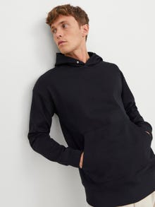 Jack & Jones Plain Hoodie -Black - 12245402