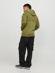 Jack & Jones Effen Hoodie -Olive Branch - 12245407