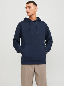 Jack & Jones Hoodie Liso -Navy Blazer - 12245407