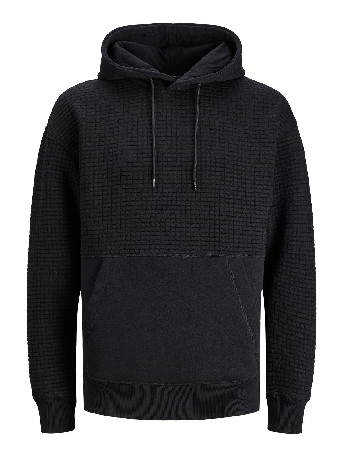 Jack & Jones Bez vzoru Mikina s kapucí -Black - 12245407