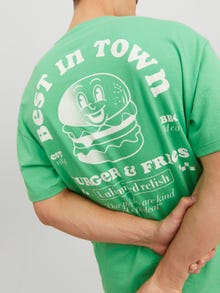 Jack & Jones Bedrukt Ronde hals T-shirt -Island Green - 12245412