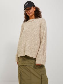 JJXX JXELLINORA Megztinis -Cloud Dancer - 12245453