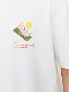 Jack & Jones Camiseta Estampado Cuello redondo -White - 12245471