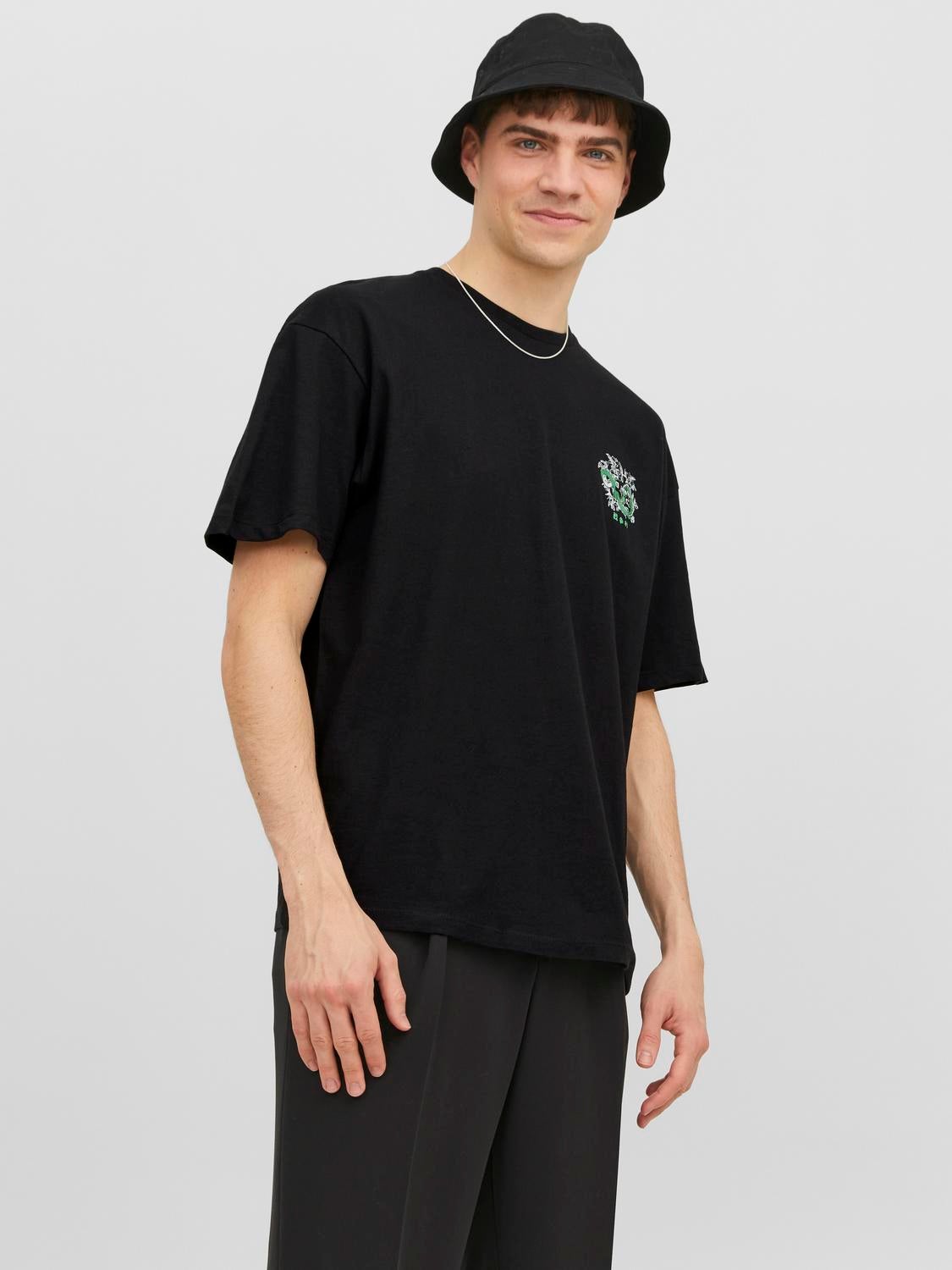 T-shirt Imprimé Col Rond - Jack & Jones - Modalova