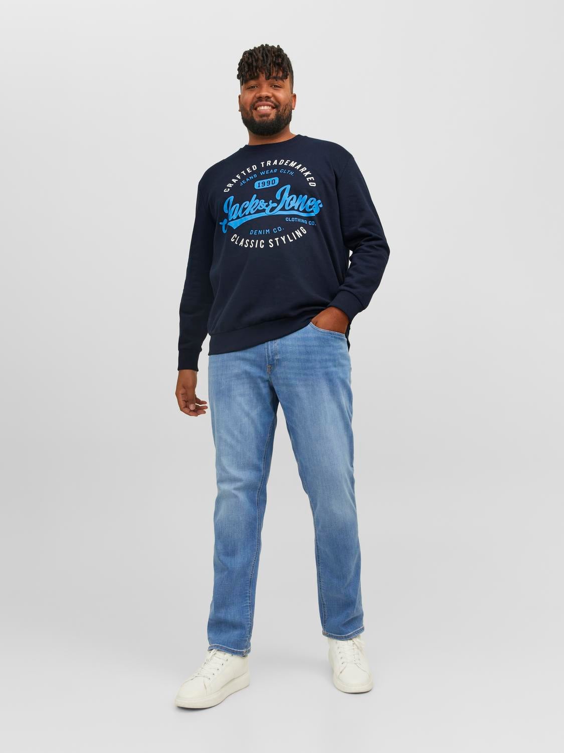 Jack and store jones blue sweatshirt