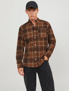 Jack & Jones Mugav lõige Särgid -Toffee - 12245503