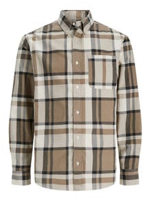 Jack & Jones Comfort Fit Hemd -Pelican - 12245503