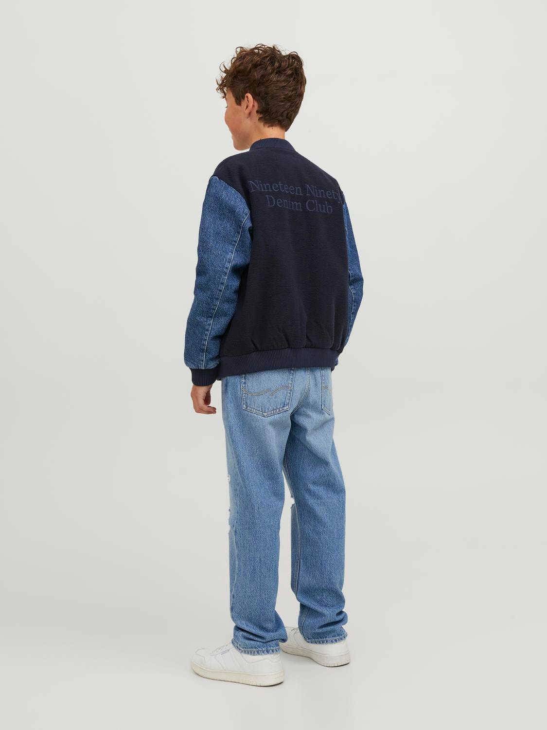 Jack & Jones Baseball-jakke For gutter -Blue Denim - 12245637