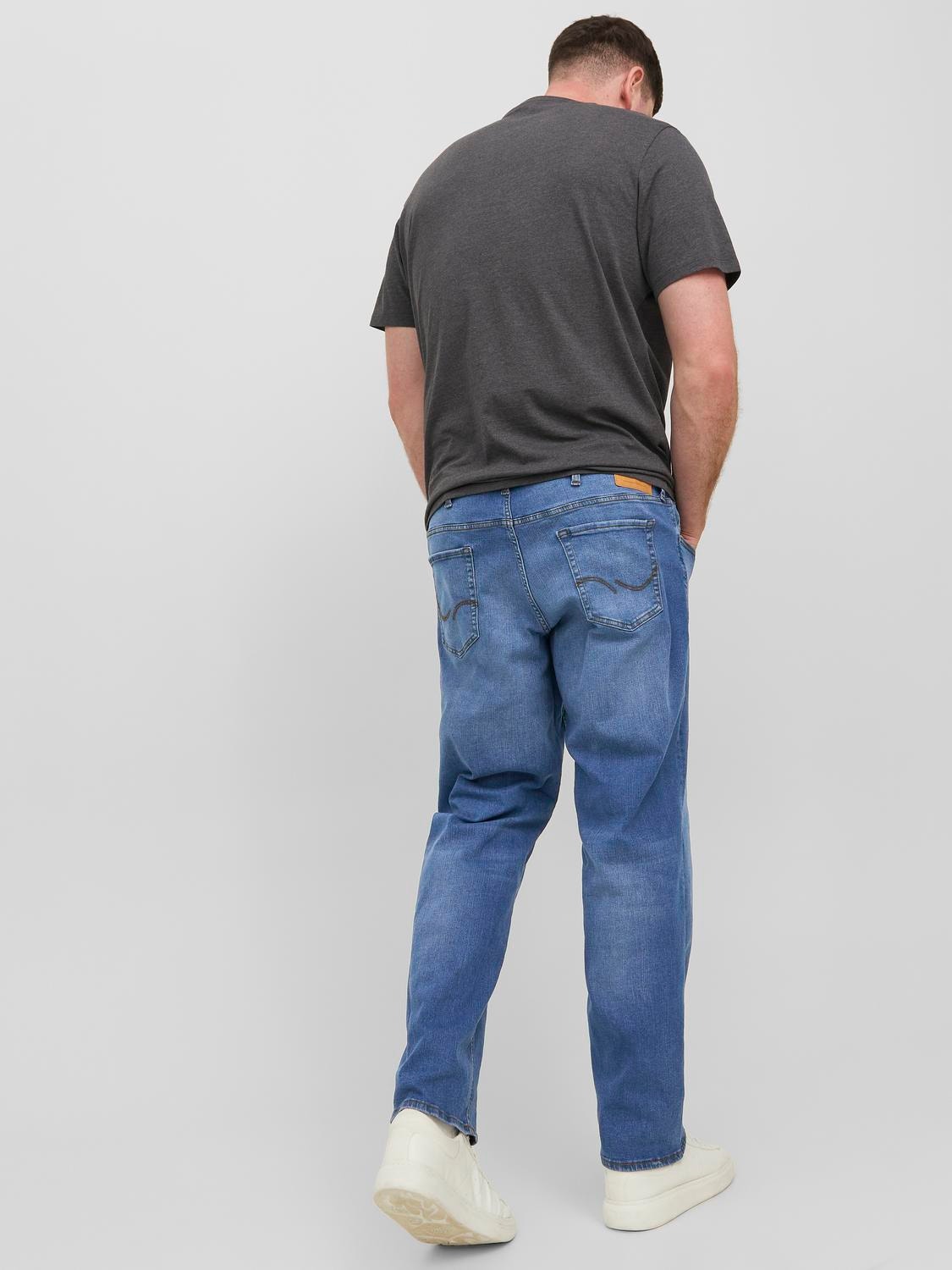 Jack & Jones Plus Size JJIMIKE JJORIGINAL SQ 223  PLS Tapered fit jeans -Blue Denim - 12245638