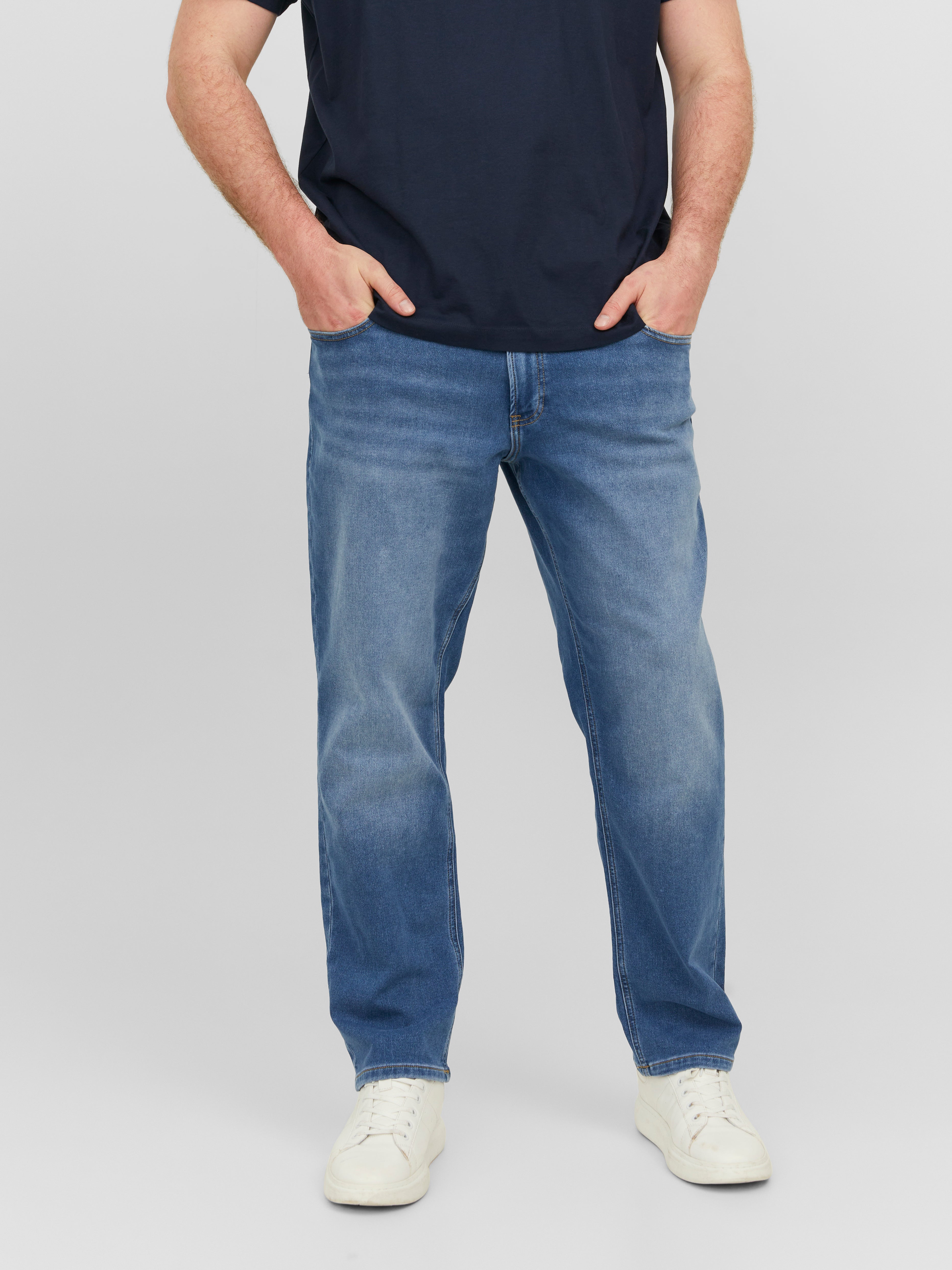 Plus Size Jjimike Jjoriginal Mf 507 I.k Pls Jean Coupe Tapered - Jack & Jones - Modalova