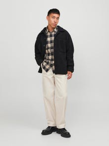 Jack & Jones Wide Fit Overshirt -Black - 12245710