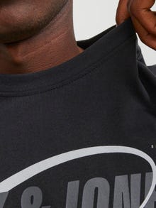 Jack & Jones Logo Crew neck T-shirt -Black - 12245712