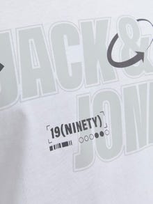 Jack & Jones Logo Crew neck T-shirt -White - 12245712
